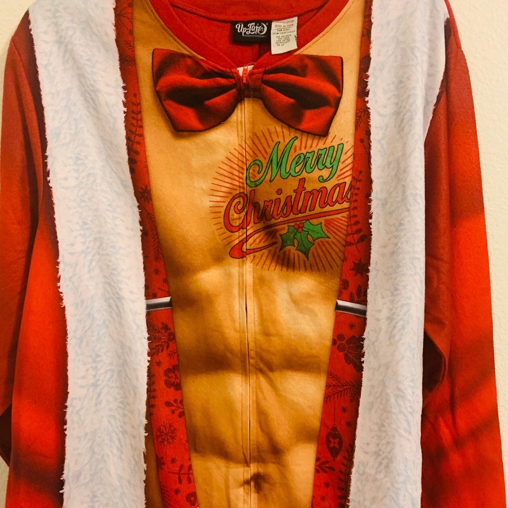 Stay Up Late Merry Christmas Pajama Suit Medium